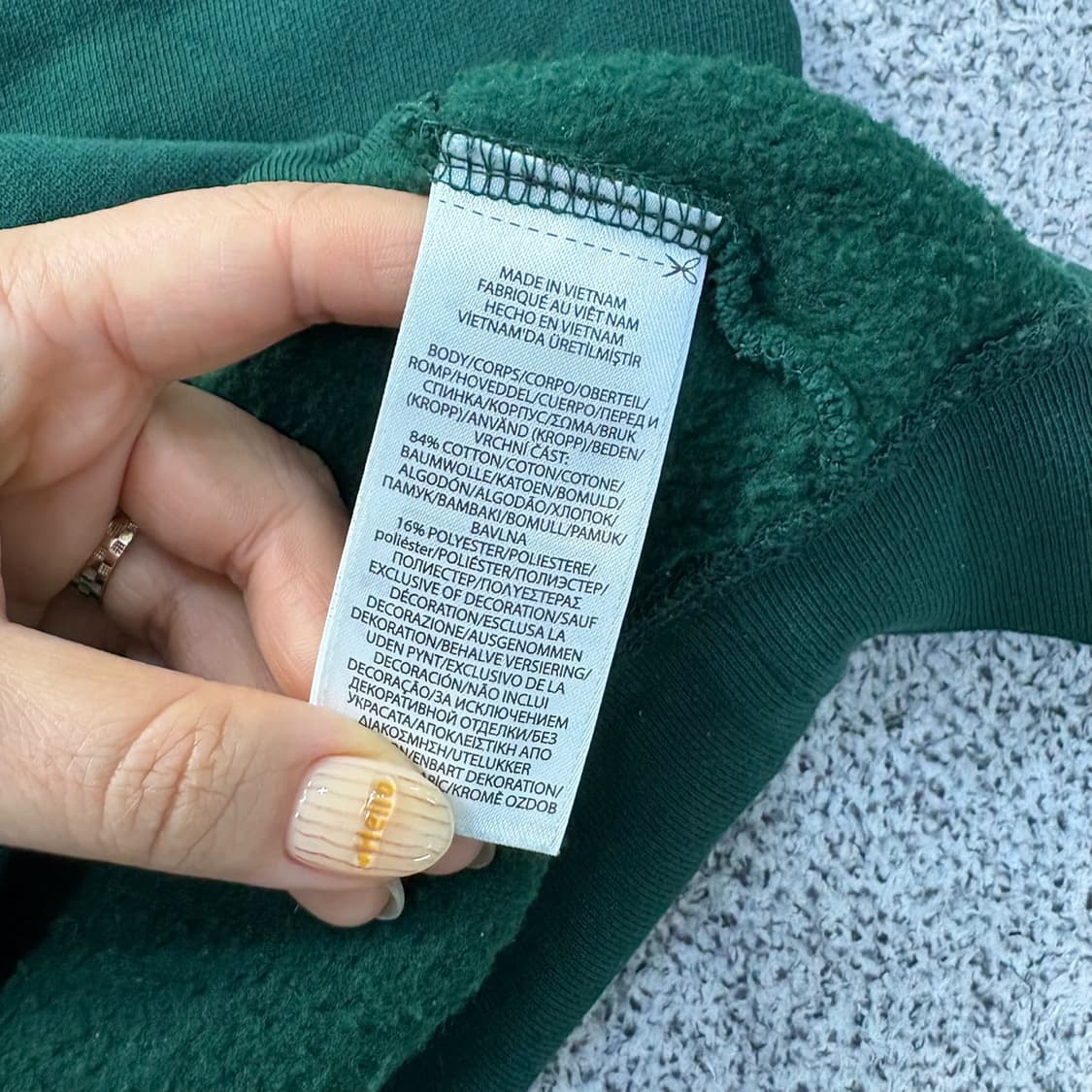 L 폴로 랄프로렌 키즈 기모 긴팔 티셔츠 0331J 상품이미지5