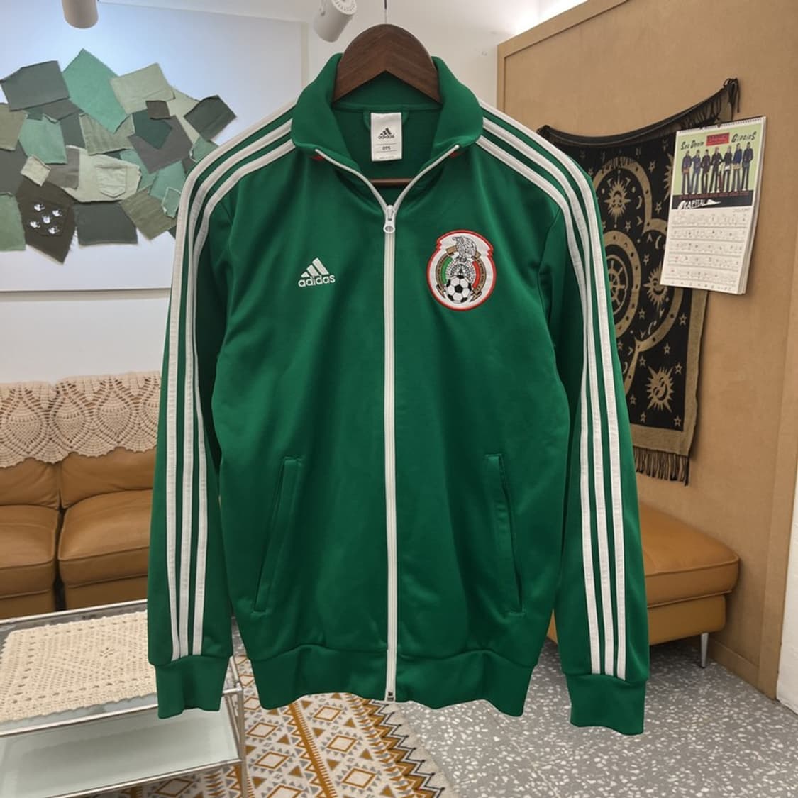 아디다스 올드스쿨 희귀 멕시코 FMF 국대 져지 집업 95 C10934 상품이미지3