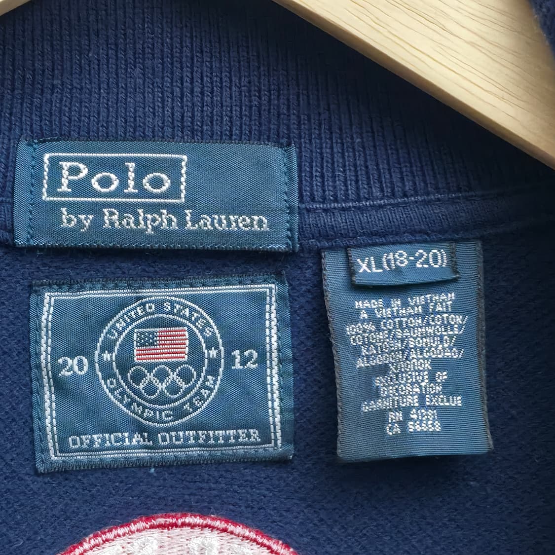 [L] 폴로 랄프로렌 USA 집업 가디건 네이비 상품이미지6