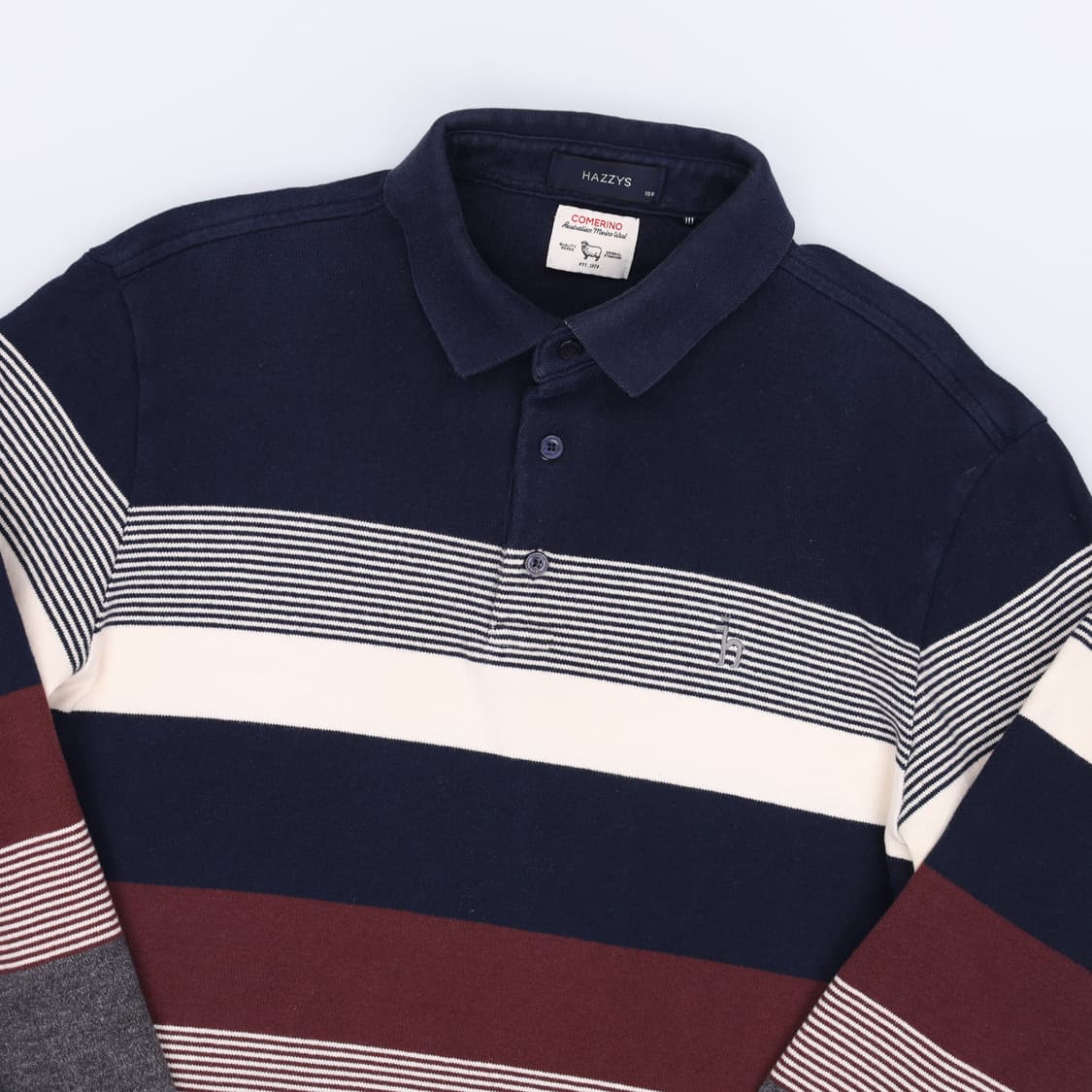 100 헤지스 코메리노 피케 카라 긴팔 티셔츠 4281 상품이미지3