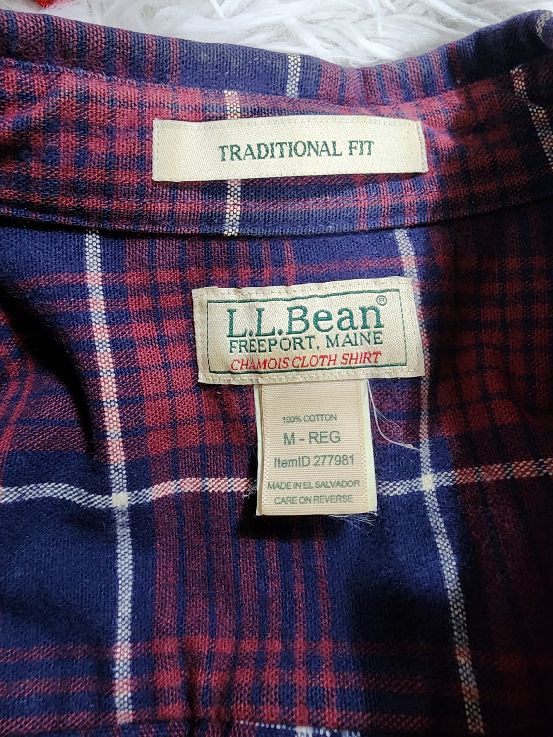 L.L.Bean 체크 셔츠 남방 상품이미지3
