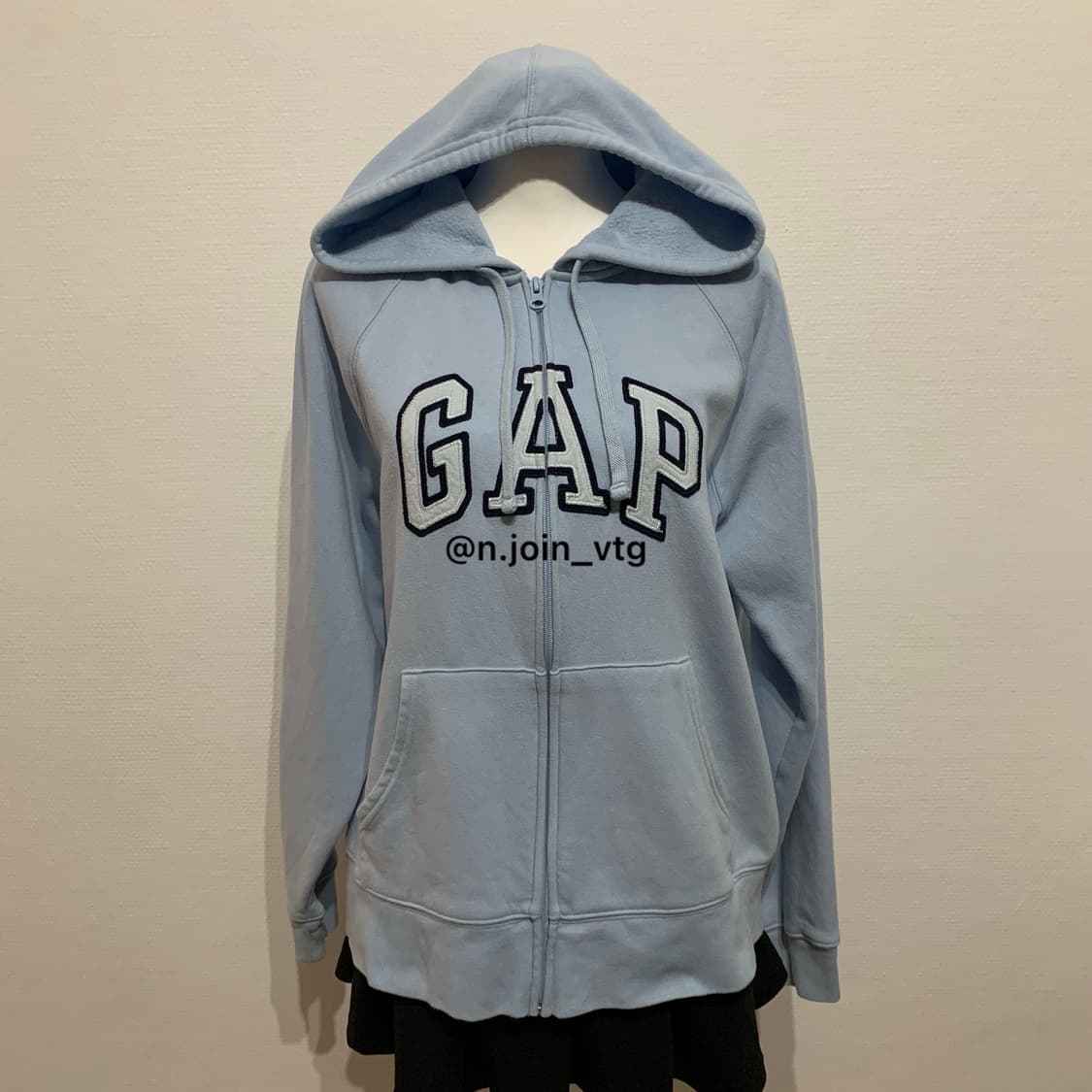  갭 뮤트 하늘 후드집업 상품이미지1