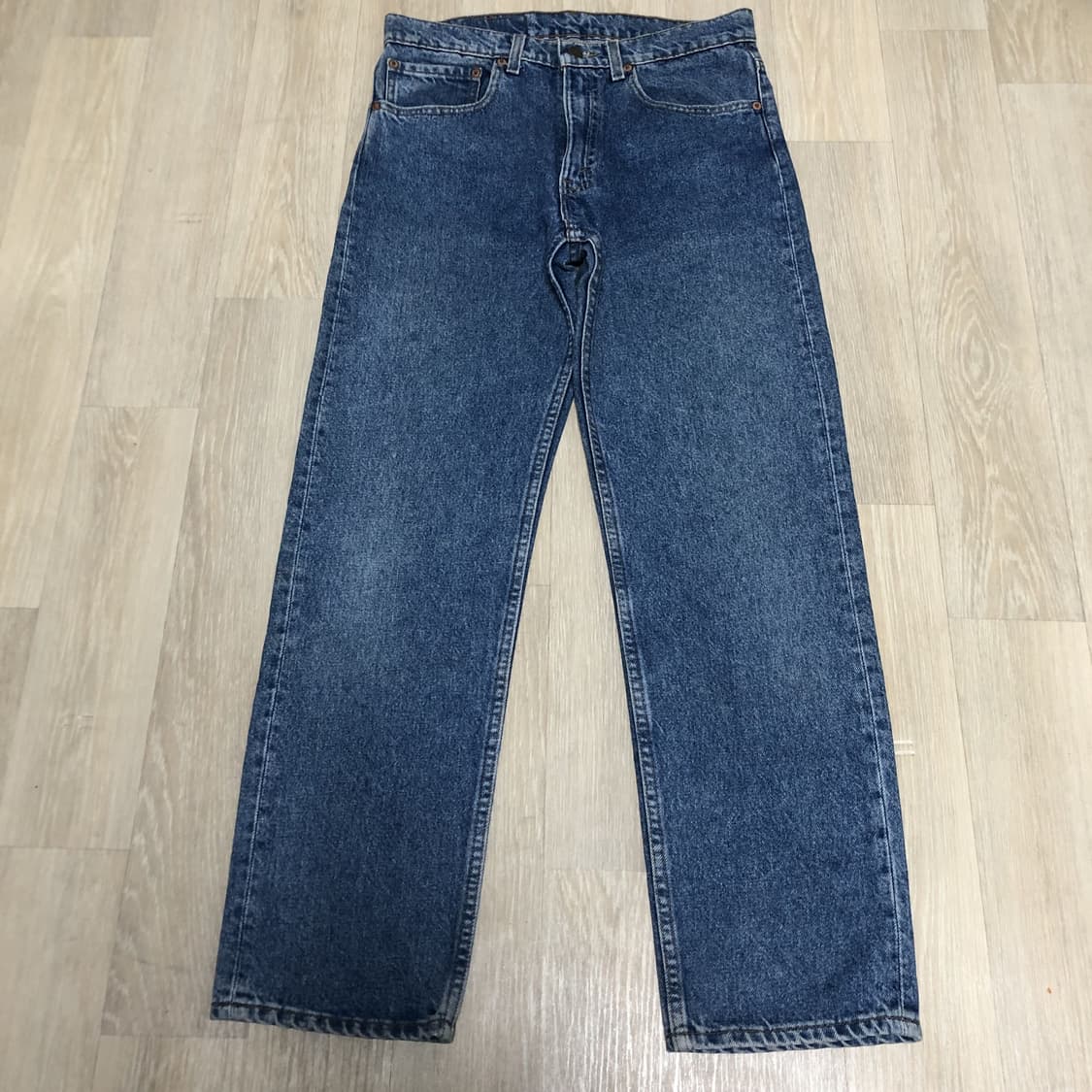 (30) 90s 리바이스 Levi's 505 미국제 레귤러핏 연청 데님 상품이미지1