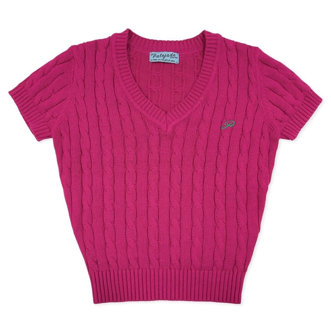 페일제이드 케이블 반팔 니트 상품이미지1