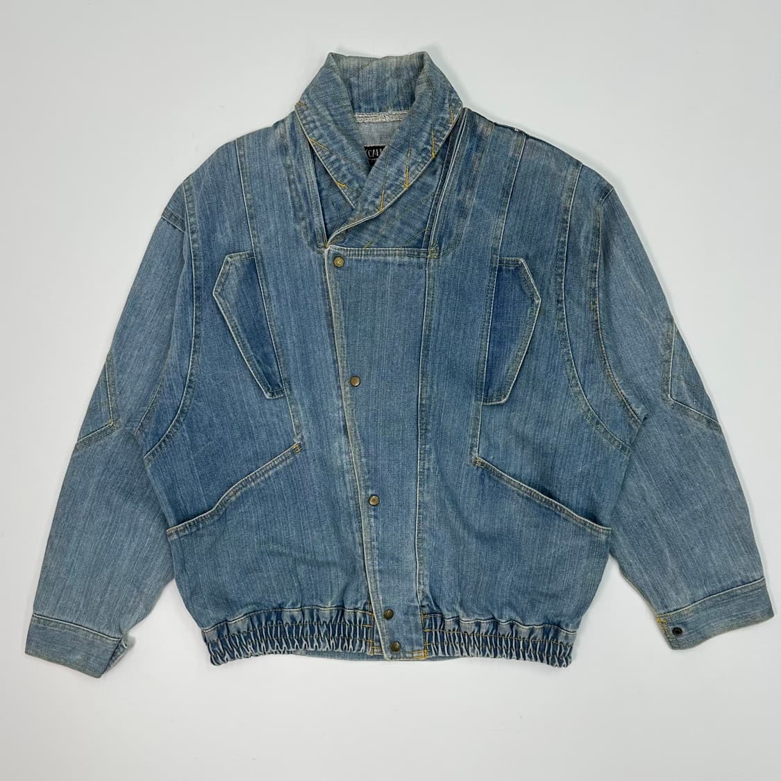 90’s unique vintage denim jacket 상품이미지4