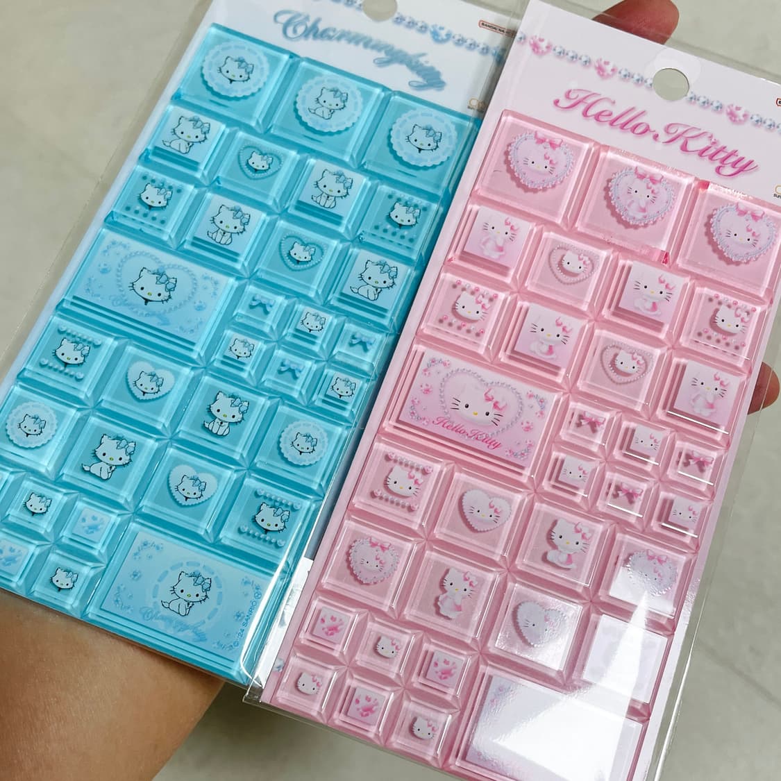 챠미키티 헬로키티 SET 타일 조각 스티커 y2k 상품이미지1
