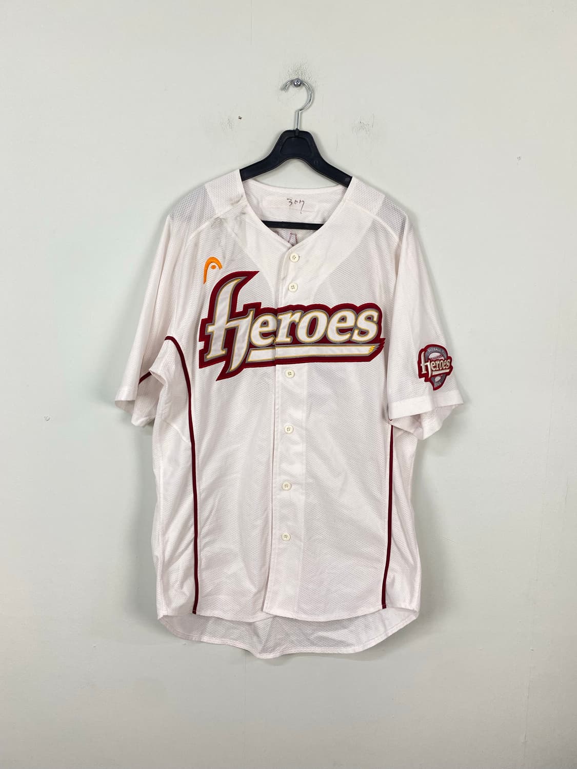 넥센 히어로즈 헤드 지급용 유니폼 문성현 상품이미지1