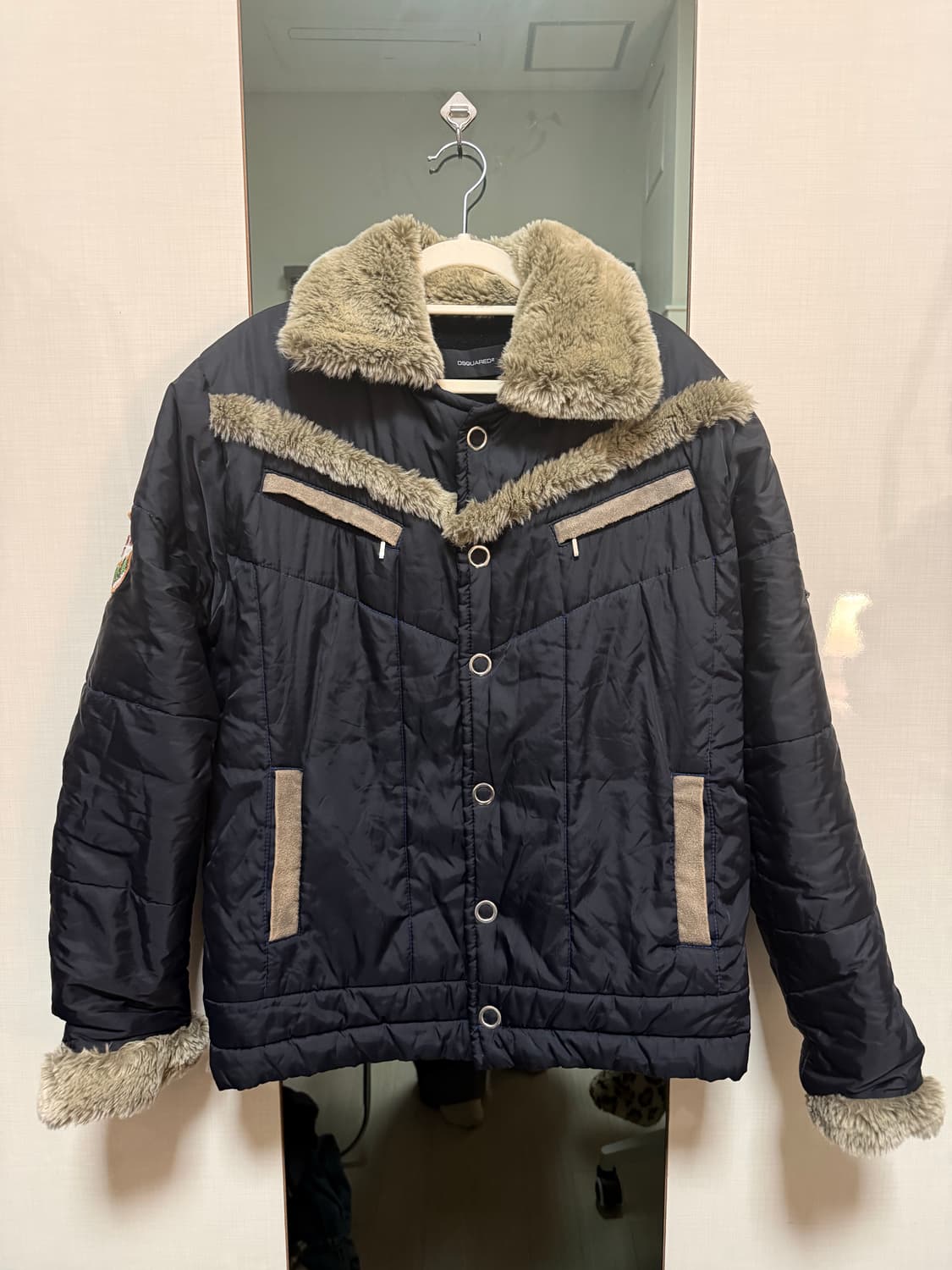 디스퀘어드 퍼 패딩 상품이미지1