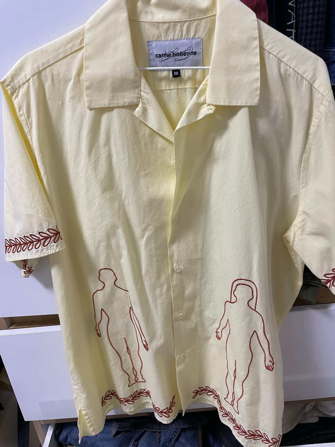 까르네 볼란테 자수 하프 셔츠 상품이미지2