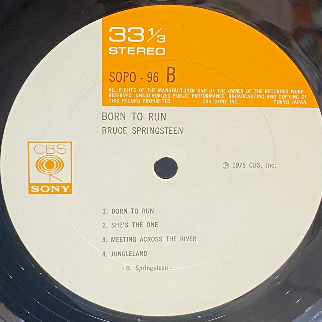 (LP) Bruce Springsteen -Born To Run 상품이미지5