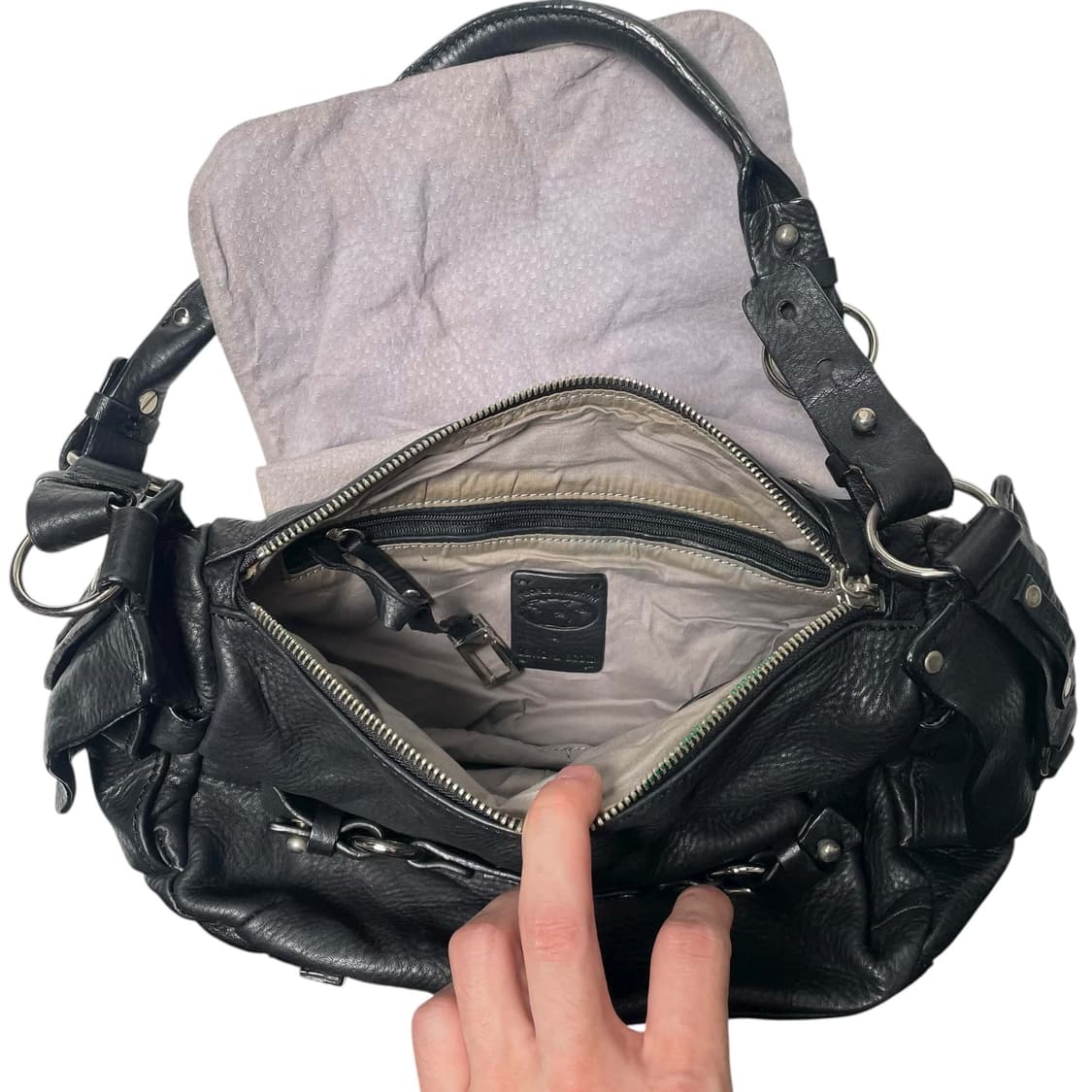 David&scotti 모터사이클 레더 백 상품이미지10