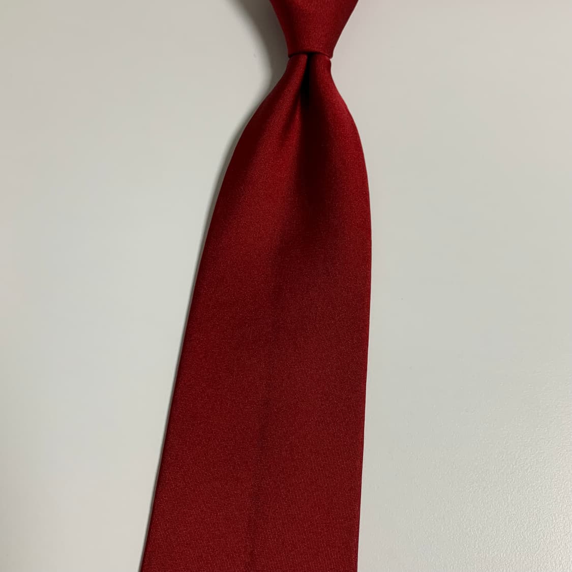입생로랑(YSL) 심플로고 100실크 명품넥타이 레드컬러 A+등급 상품이미지9