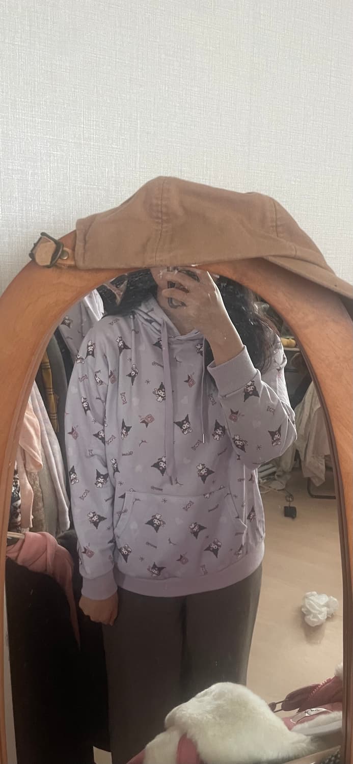 산리오 Sanrio 쿠로미 kuromi 후드 트레이닝 set 💜💗 상품이미지4