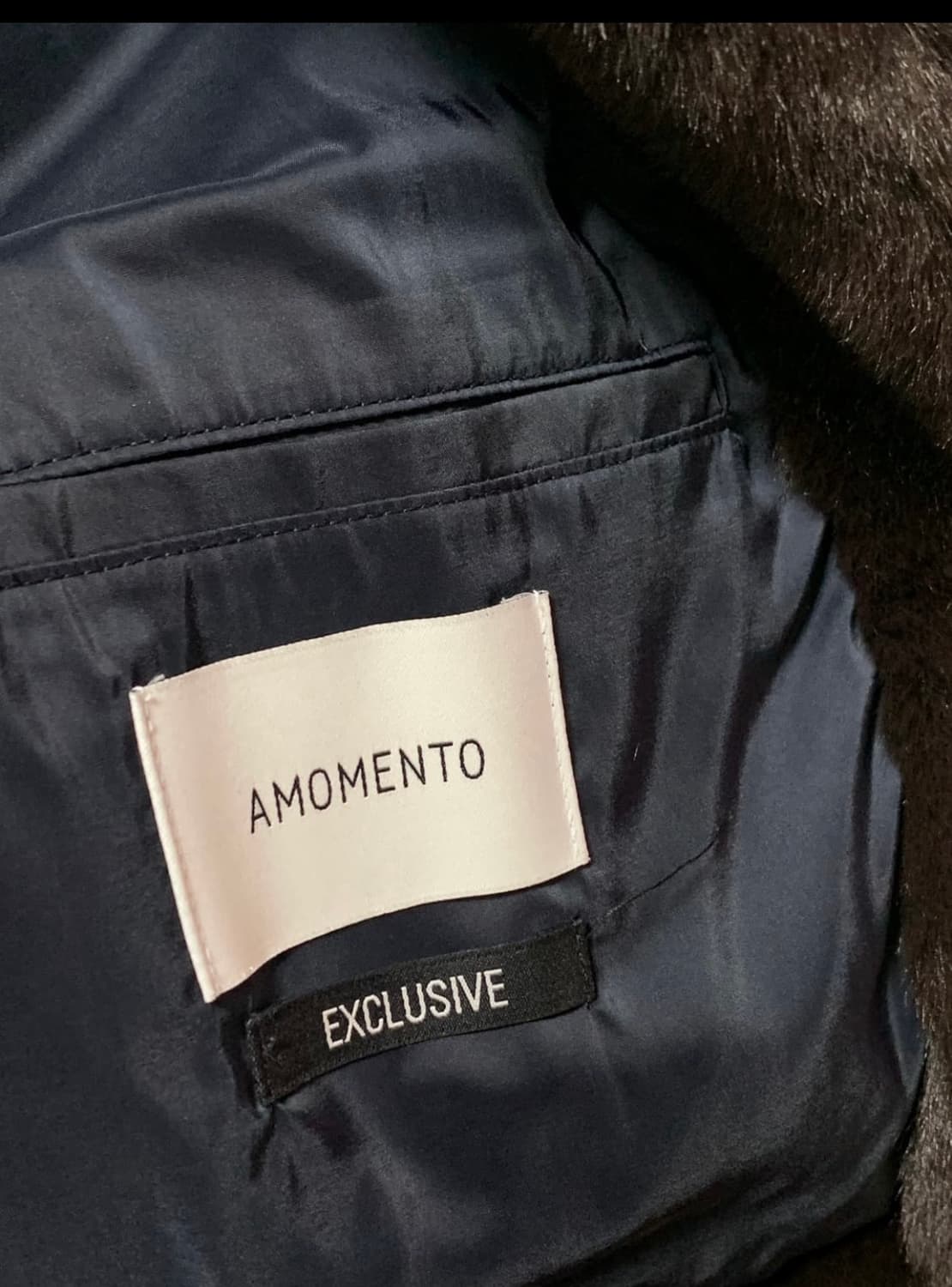 AMOMENTO 라운드쉐입 퍼자켓 상품이미지4