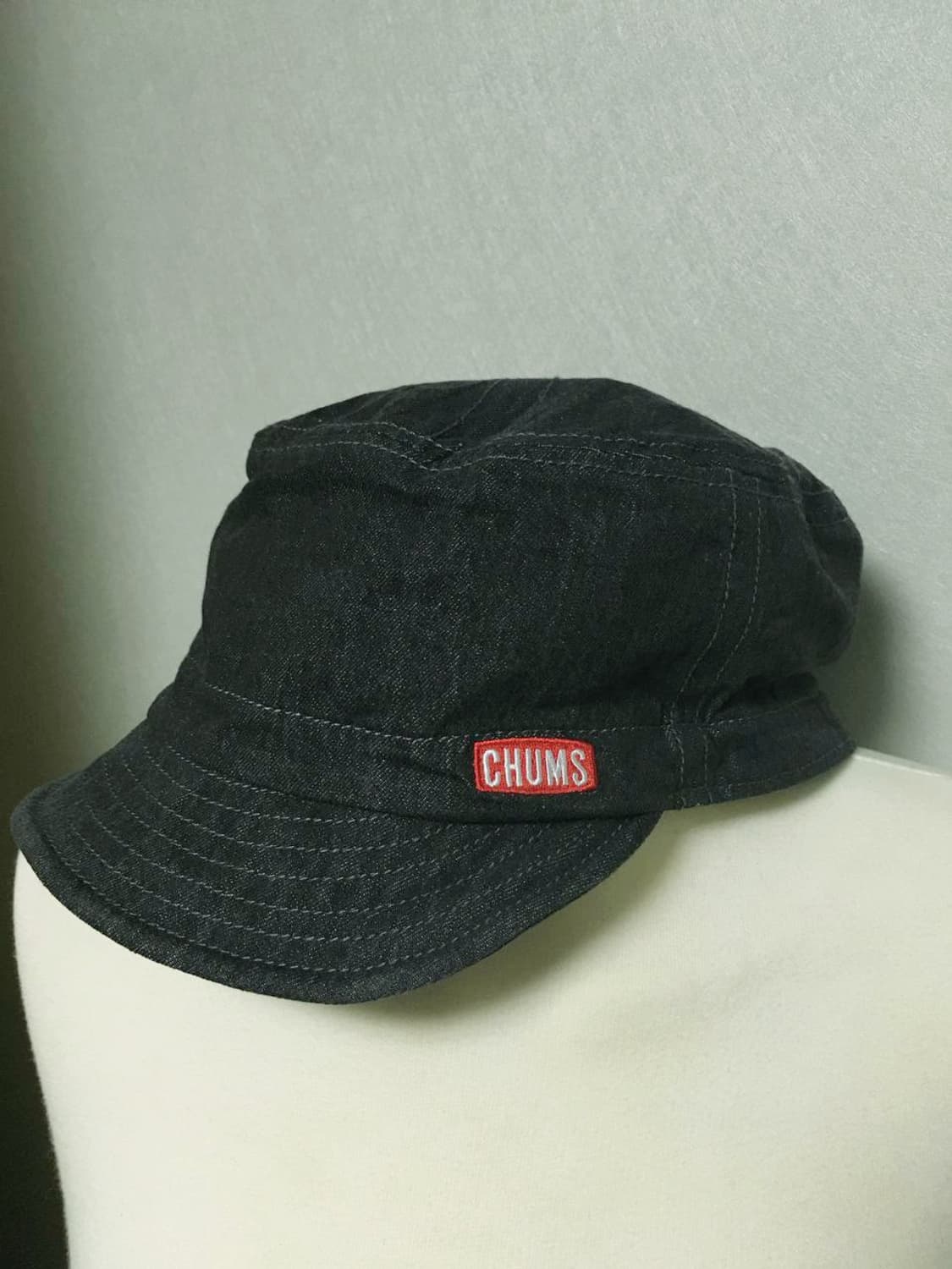 Chums 흑청 데님 빈티지 모자 상품이미지2