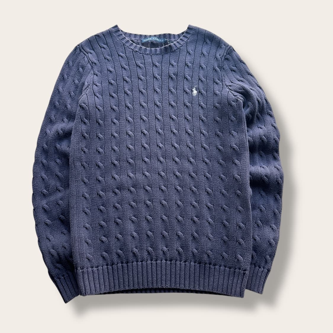 폴로 랄프로렌 네이비 케이블 여성 니트 상품이미지1