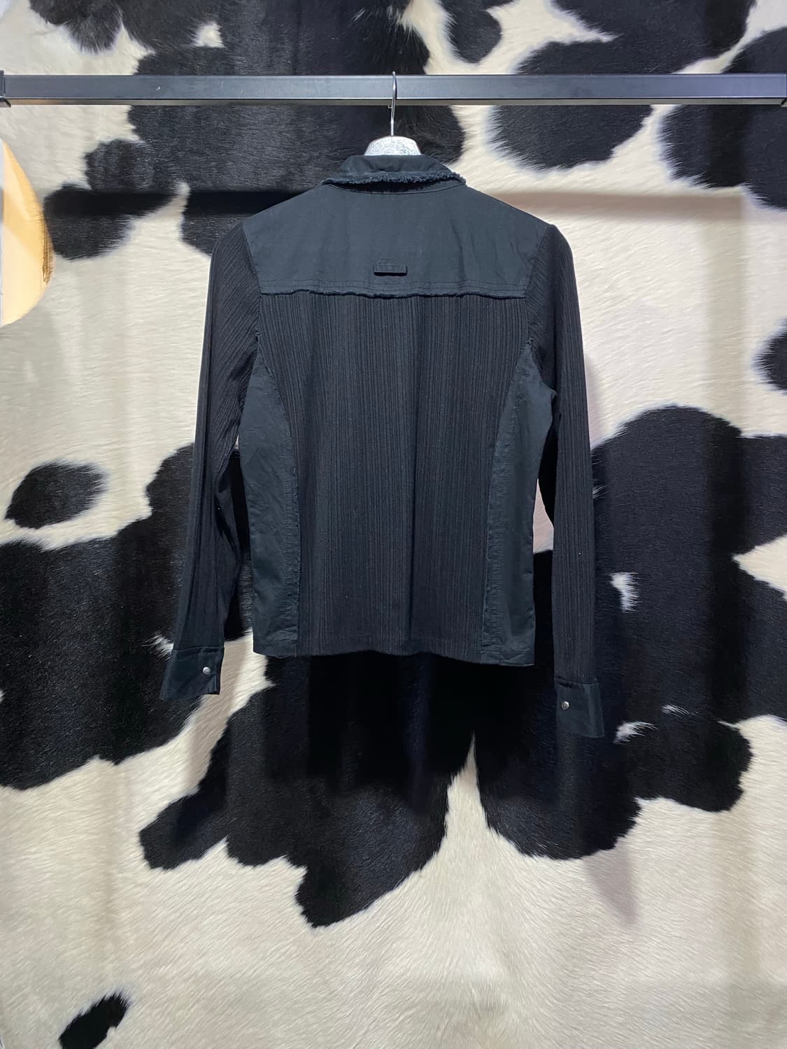 Relish 코튼 배색 디테일 플리츠 집업 상품이미지5