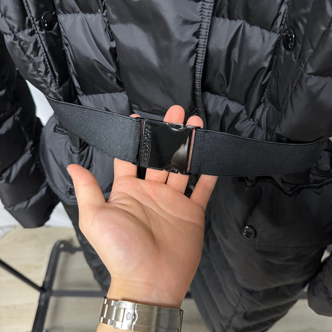 [S+급/1] 몽클레어 클로에 여성패딩 블랙 풀구성 끌로에 상품이미지5