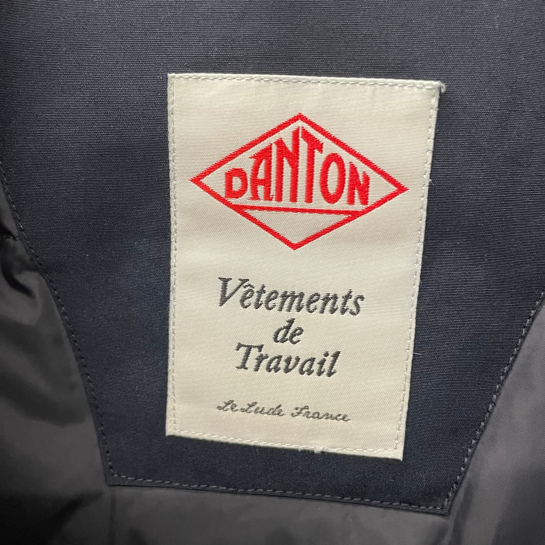 10s 단톤 후드 버튼 집업 네이비 다운 자켓 N205 상품이미지9