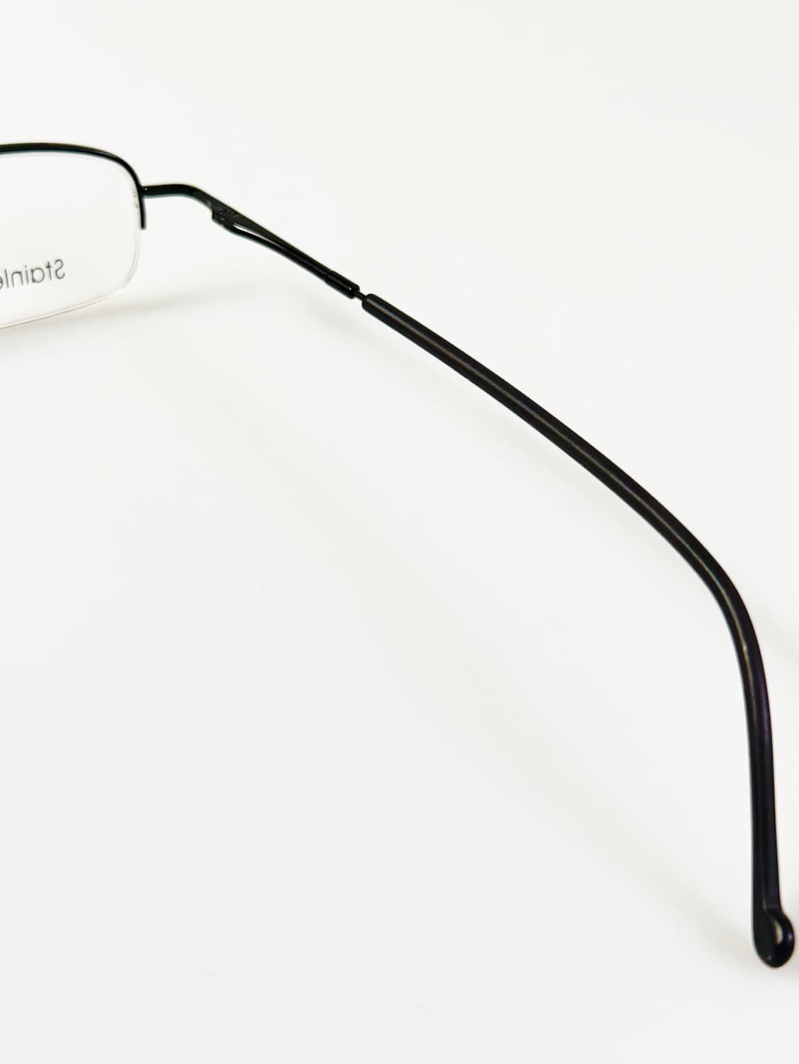 90s KIPLING 블랙 반무테 스퀘어 프레임 빈티지 안경 상품이미지6