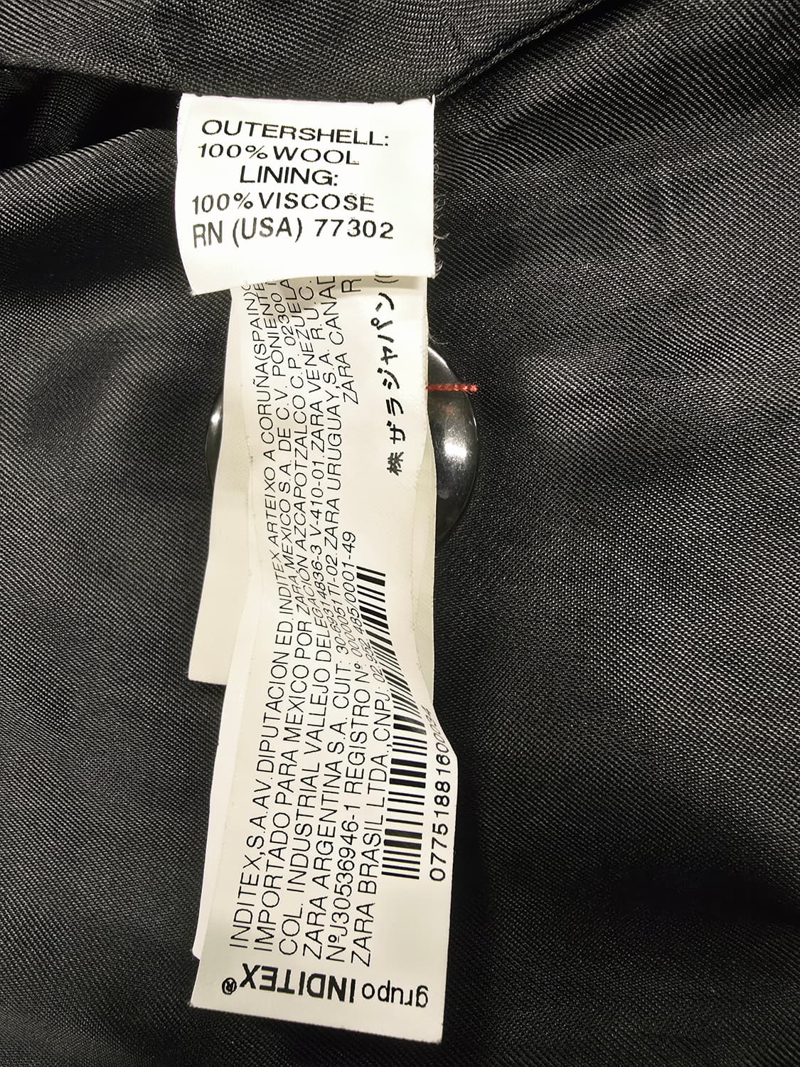 자라 우먼 빨간색 자켓 울 비스코스 상품이미지9