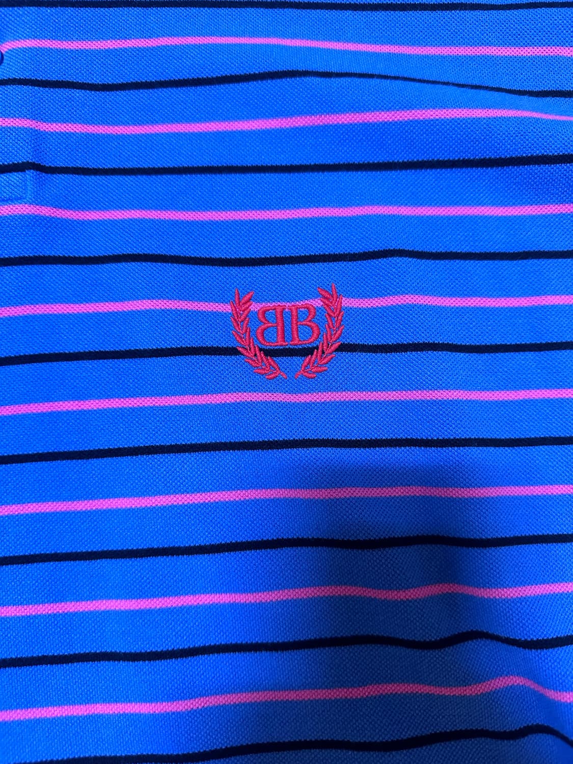 발렌시아가 스트라이프 반팔 폴로티셔츠 상품이미지2