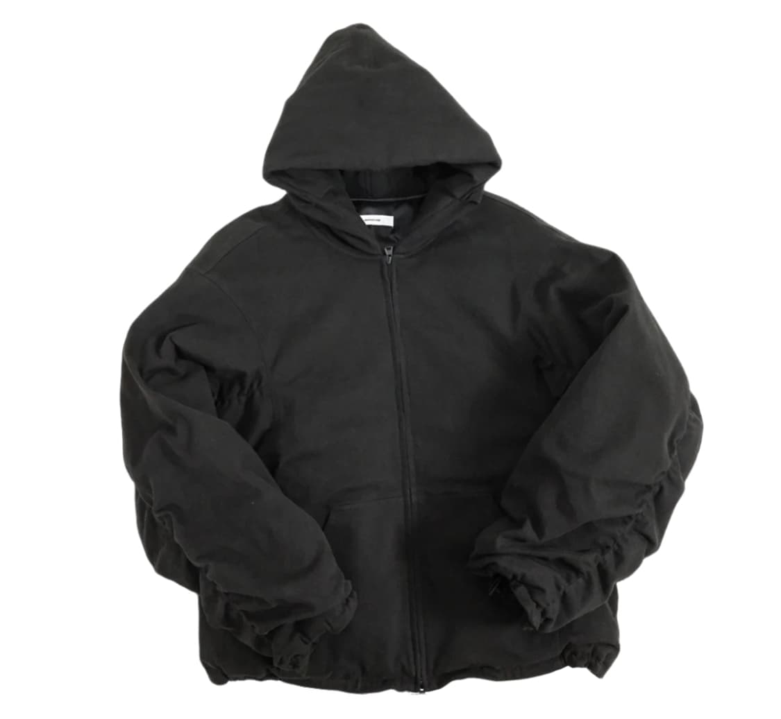 [1] 논노드 몰스킨 셔링 봄버 블랙 상품이미지1