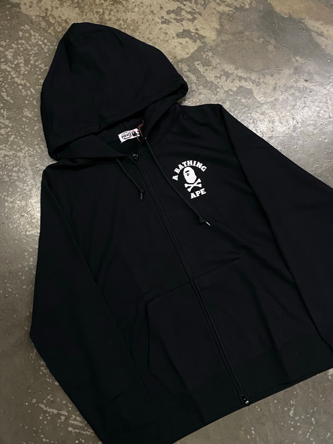 베이프 해적컬리지 후드집업 블랙 XL / 2XL 상품이미지2