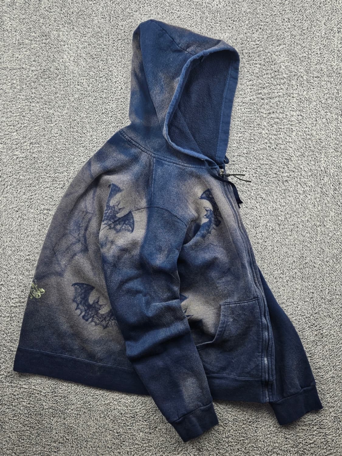 할리데이비슨 다잉워시드 커스텀 스웻 후드집업 (2XL) / 11457 상품이미지4