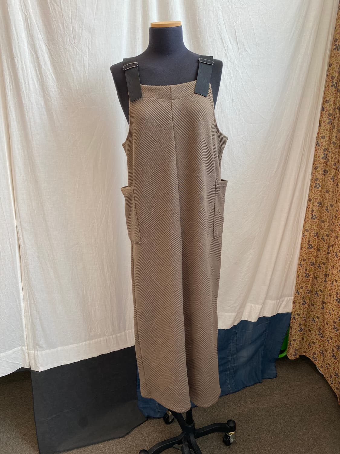 카키브라운 원피스(M) 상품이미지1