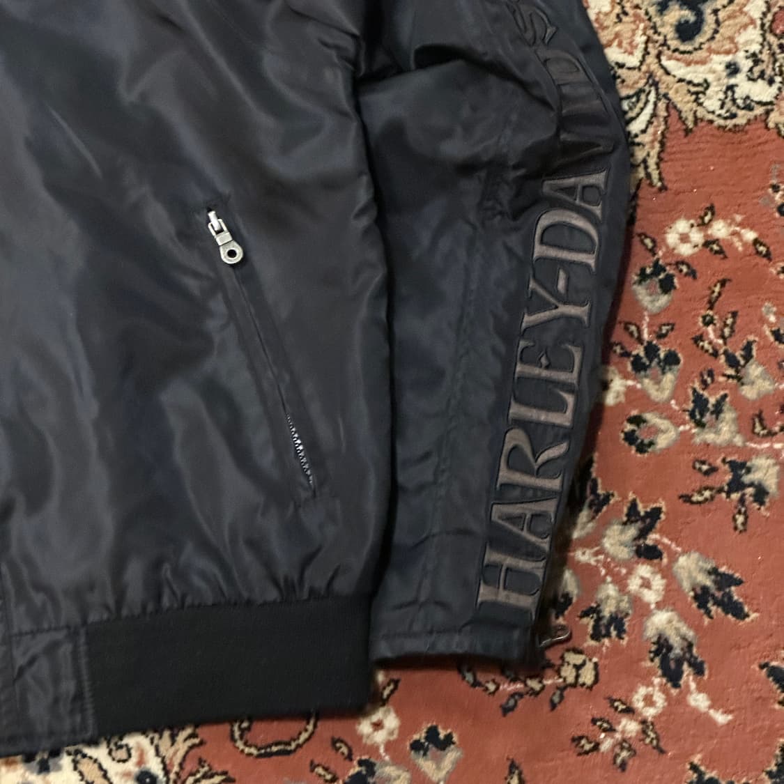 할리데이비슨 윌리 G 스컬 나일론 자켓 (L-XL) 봄버자켓 상품이미지4