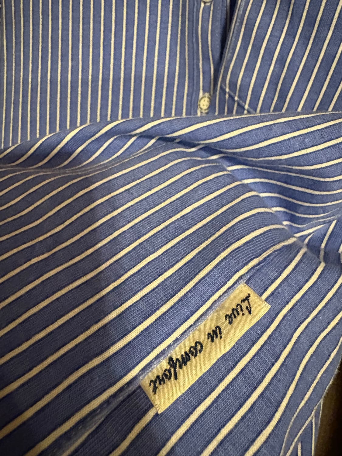 💙 Live in comport(japan)스트라이프셔츠/새상품 상품이미지4