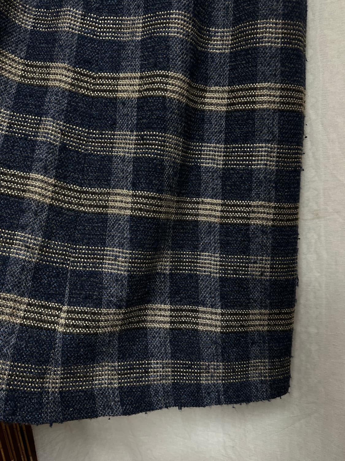 체크 스커트 wool65% 상품이미지4