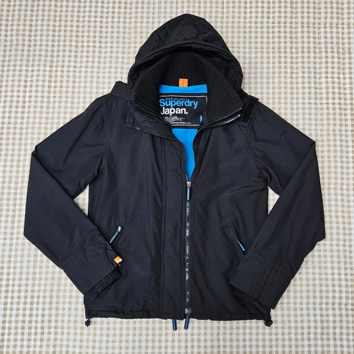 슈퍼드라이 기모 바람막이 후드집업 자켓 남자100 상품이미지1