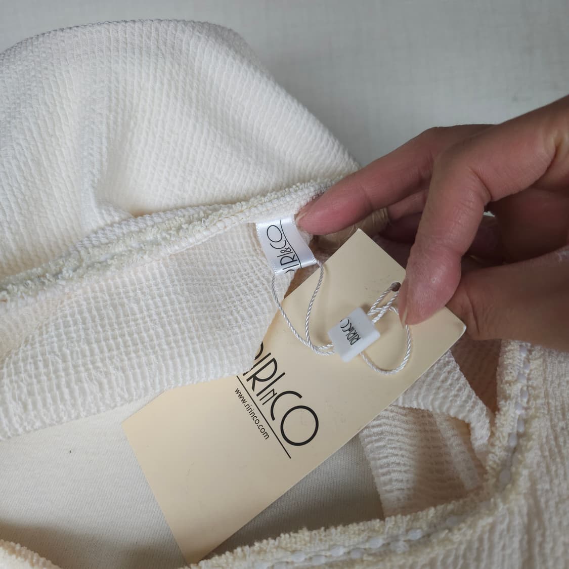 (새상품)RIRI&co 트위터  반소매  여성55사이즈  상품이미지3