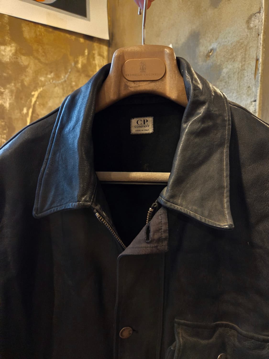 Cp company 레더자켓 상품이미지2