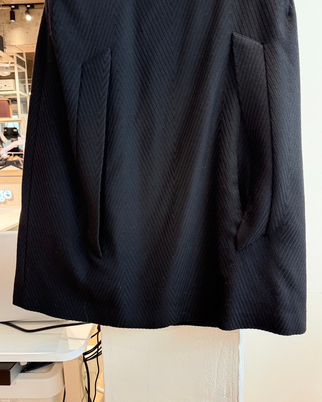 메종 마르지엘라 블랭크라벨 블랙 케이프 자켓 상품이미지6