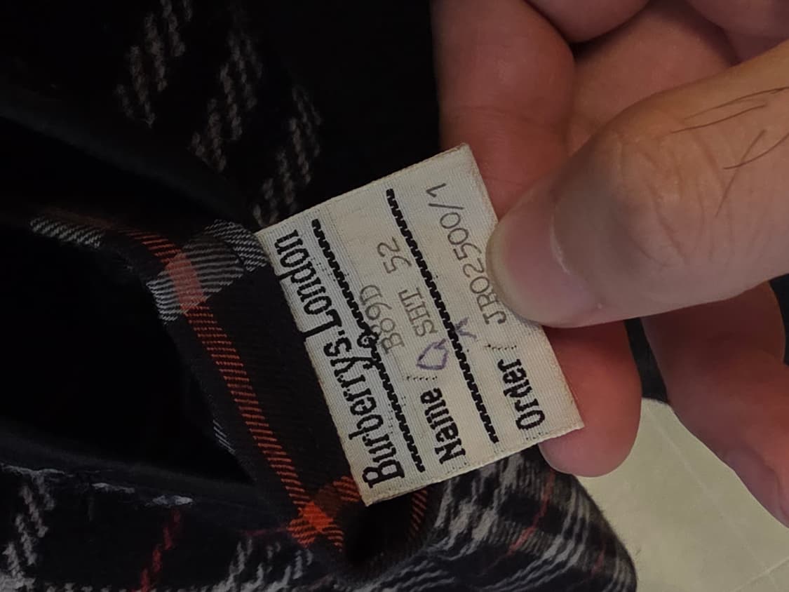 버버리 네이비 빈티지 트렌치코트 BURBERRY Navy Vintage 상품이미지5