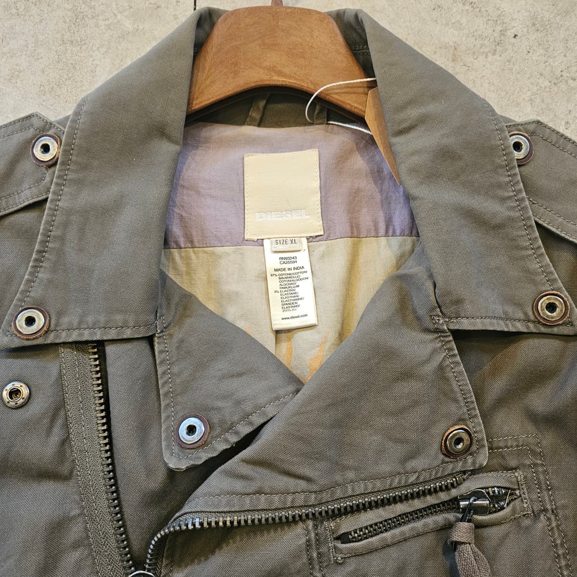 Xl 디젤 코튼 라이더자켓  상품이미지3