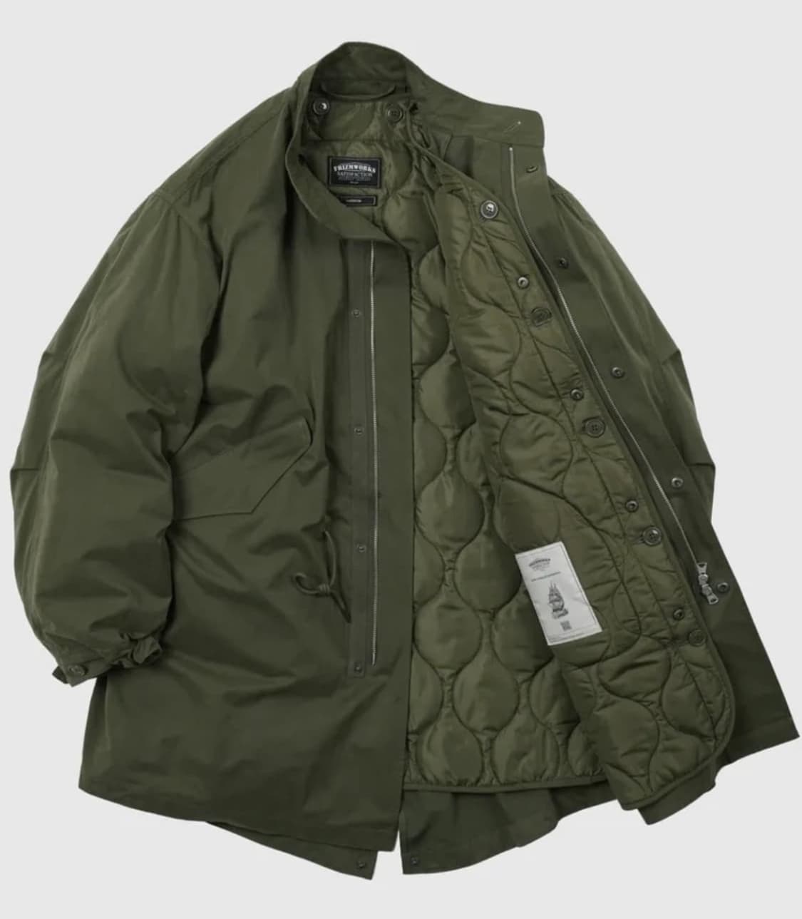 프리즘웍스 야상 M65 피쉬테일 파카 올리브 M 상품이미지2