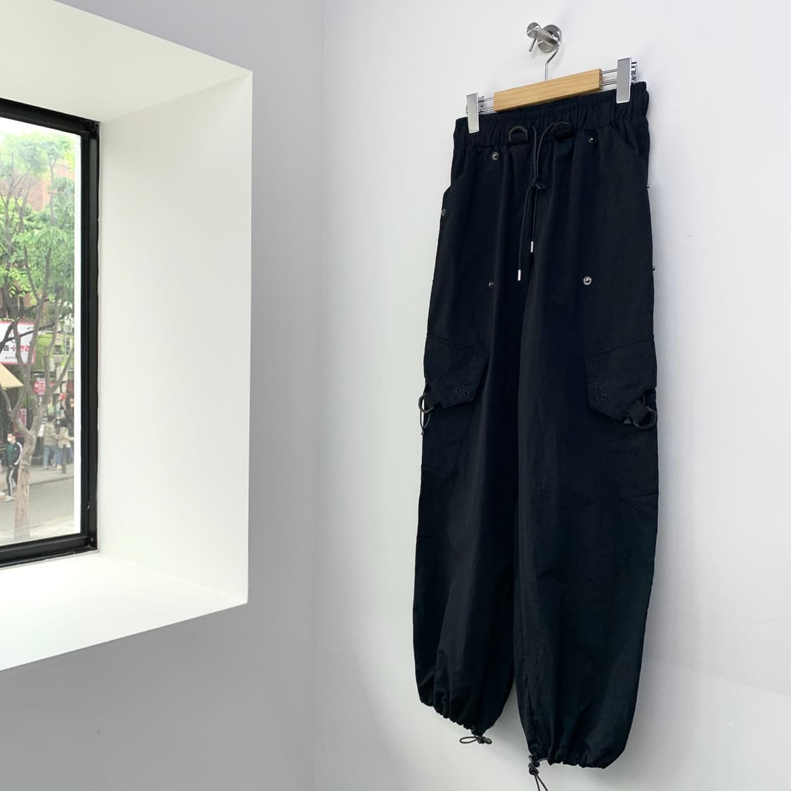 드네이지 유틸리티 더블 포켓 나일론 우븐 조거 팬츠 상품이미지4