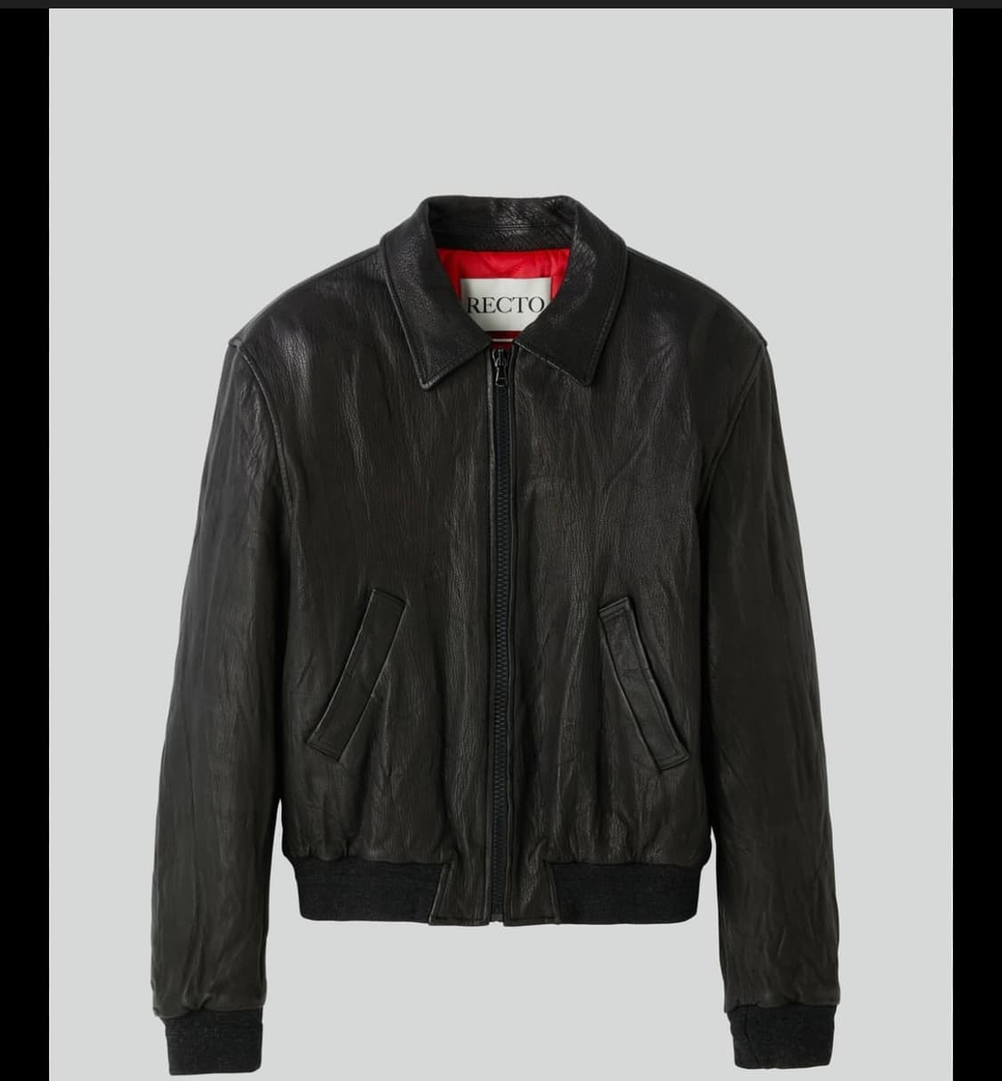 L사이즈) 렉토 벤 크링클 레더자켓 상품이미지1