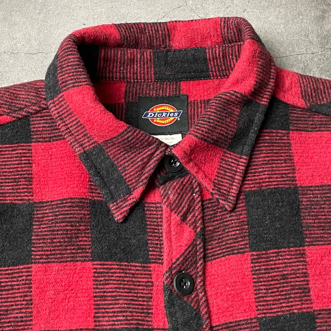 DICKIES 디키즈 빈티지 버팔로체크 플란넬 워크 셔츠 A00825 상품이미지2