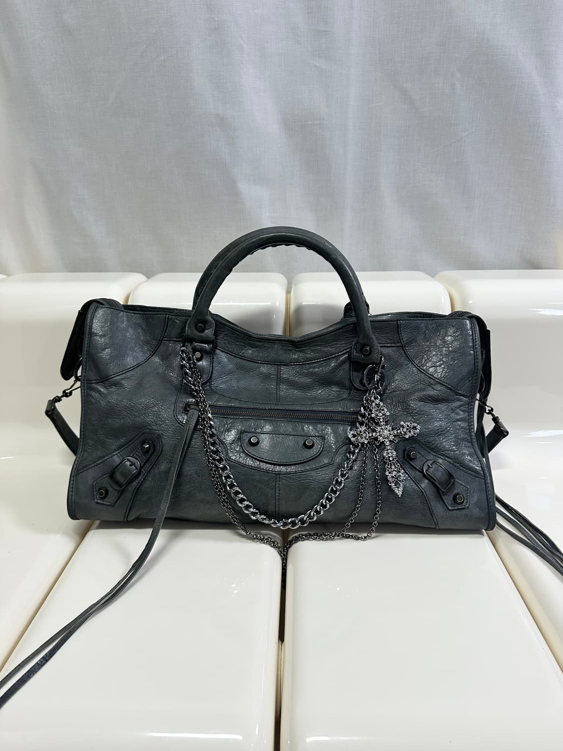 [A 정품] 발렌시아가 시티 모터백 파트타임 상품이미지2