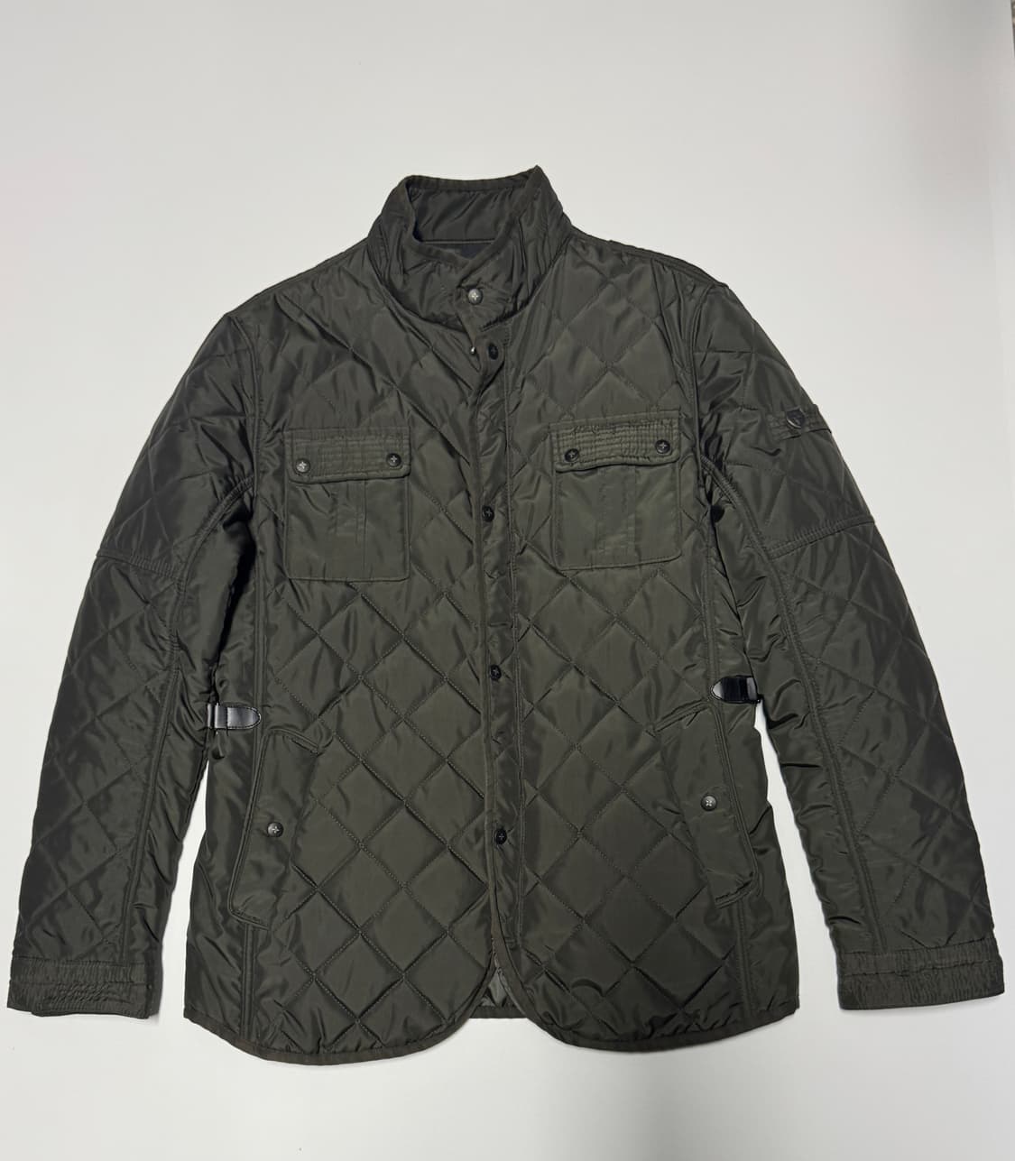 마인드브릿지 캐쥬얼 퀄팅 자켓 카키 M~L 상품이미지1