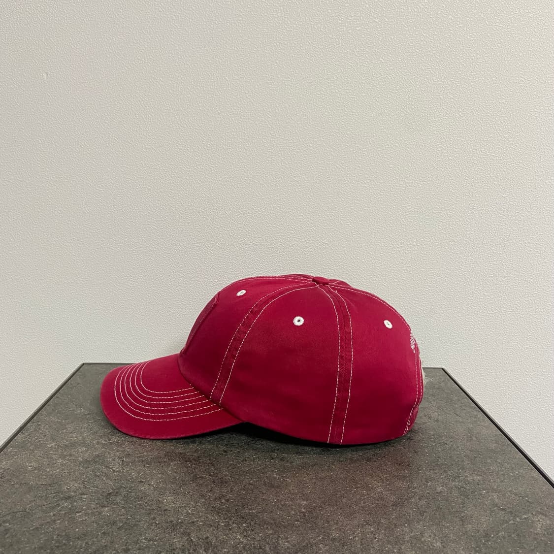 (OS) 슈프림 6패널 볼캡 모자 밀라노 워시드 레드 상품이미지2