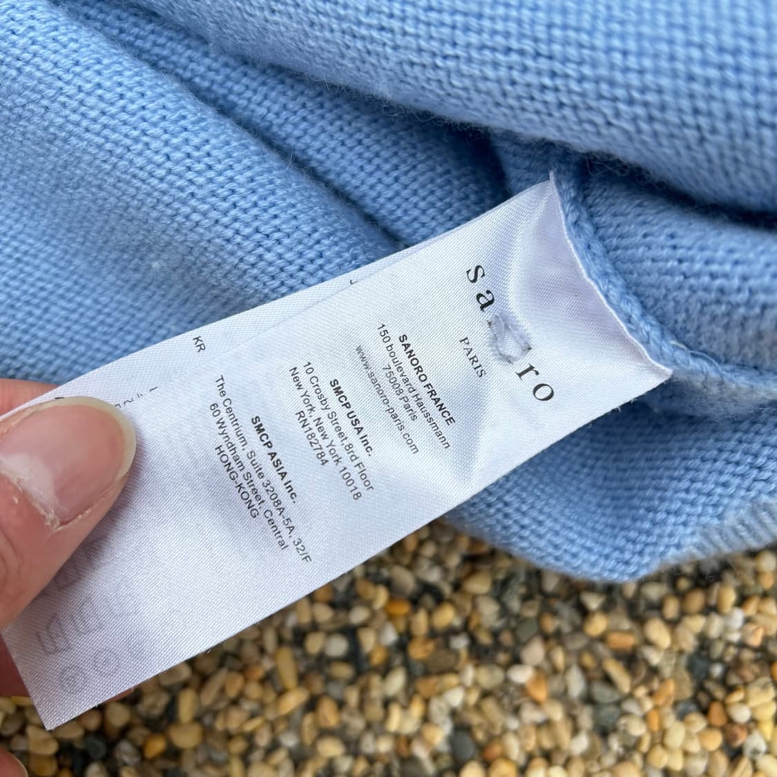 산드로 제니 블루 가디건 상품이미지6