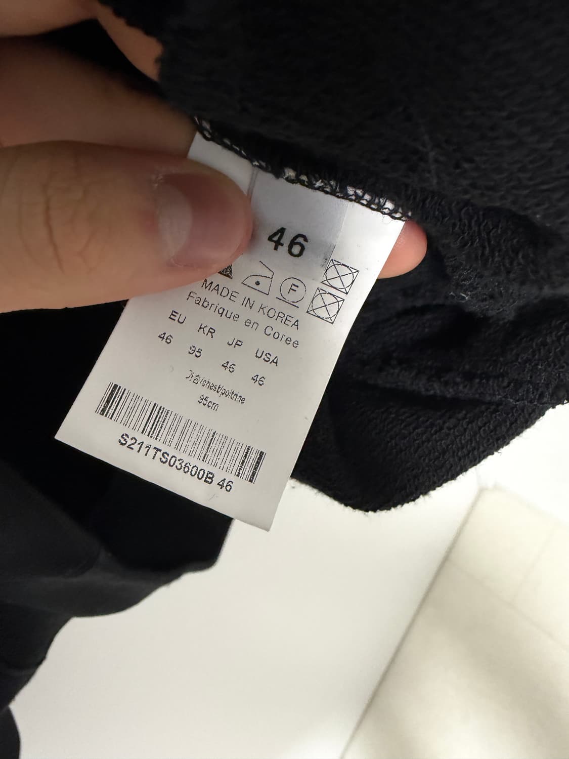 솔리드옴므 후드티 블랙 상품이미지4