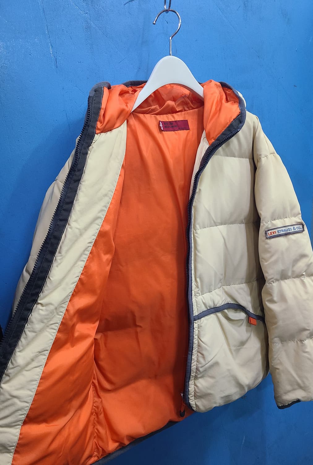 빈티지 리바이스 레드탭 오리털푸퍼패딩 상품이미지4