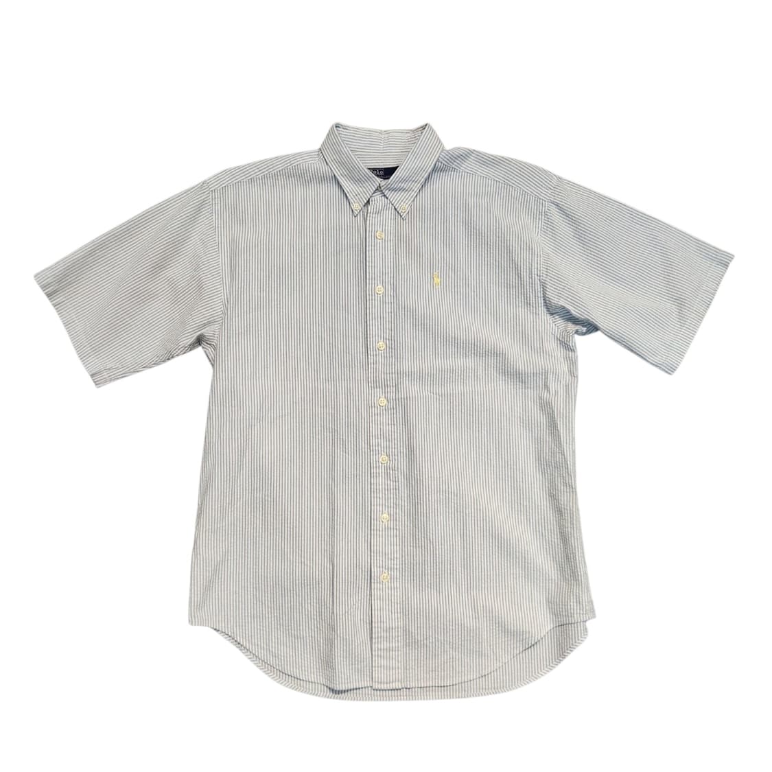 폴로 랄프로렌 시어서커 반팔 셔츠 (L) 상품이미지1